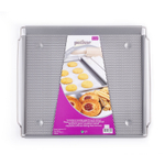 Противень перфорированный с раздвижными ручками Patisse Silver 38х35х2 см