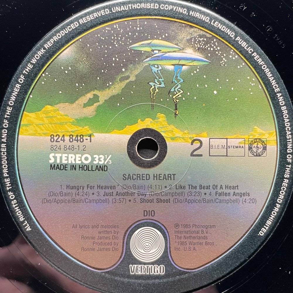 Dio - Sacred Heart (Голландия 1985г.)