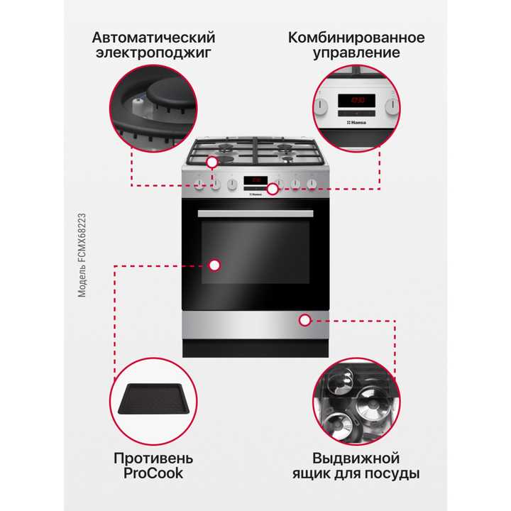 Комбинированная плита Hansa FCMX68223
