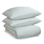 Комплект постельного белья из сатина мятного цвета из коллекции wild, 150х200 см