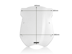 WRS высокое стекло 18" BMW R 1200 R (2007-2013) прозрачное