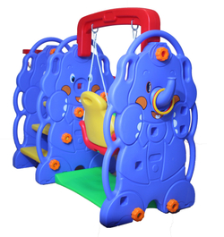 Детский комплекс Капризун Слоник с волнистой горкой