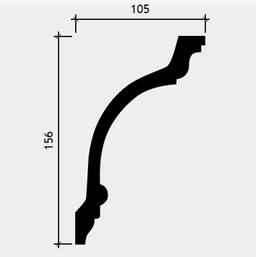 КАРНИЗ 1.50.117 ЕВРОПЛАСТ