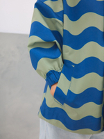 Куртка непромокаемая с капюшоном для мальчика Next E45-739, Синий, Хаки