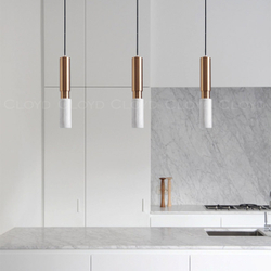 Подвесной светильник Cloyd SEQUEL P1 / латунь - бел.мрамор (арт.11061)