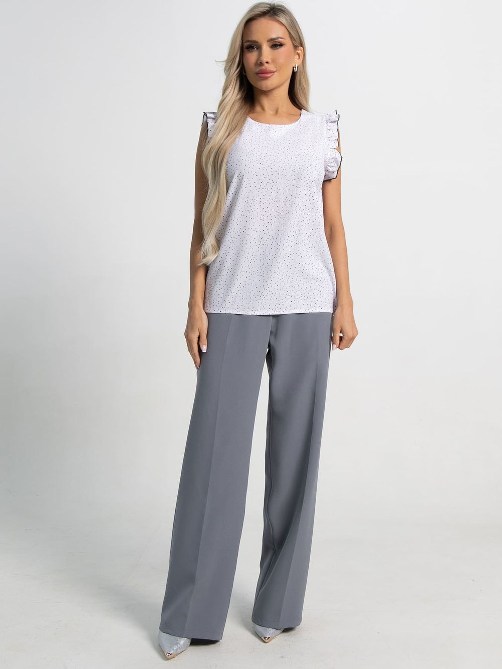 Блуза Карлотта (белая) Б15405-50М LT Collection