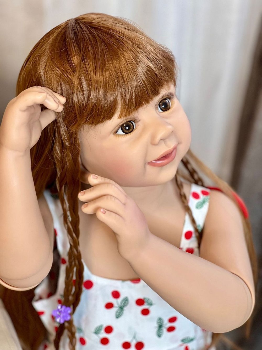 Кукла Реборн ростовая 85см в пакете (FA-259)