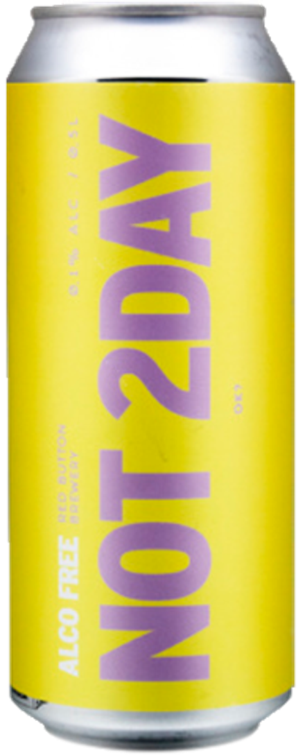 Пиво Рэд Баттон Нот Тудей Безалкогольное / Red Button Not 2Day 0.5 - банка