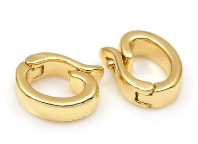 9451-з Бейл гладкий разъемный 8*2мм, позолота