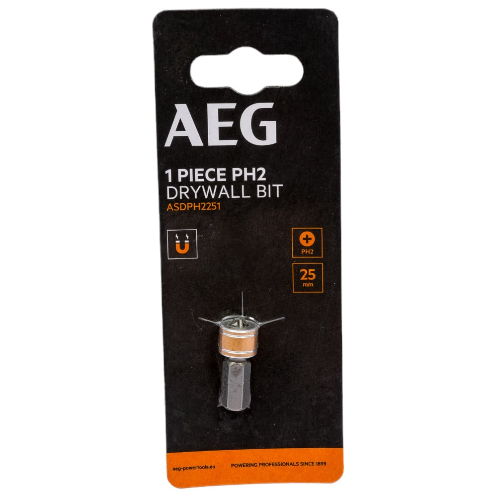Бита по гипсокартону РН2, 25 мм AEG ASDPH2251 4932479517