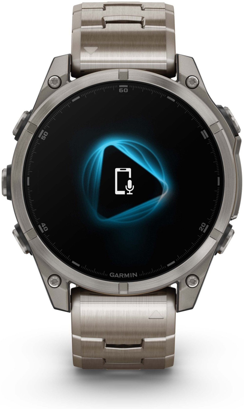 Смарт-часы Garmin Fenix 8 47 мм серебристый-серый
