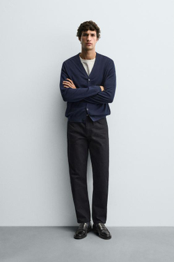 ZARA ДЖИНСЫ SLIM FIT, МОРСКОЙ ТЕМНО-СИНИЙ