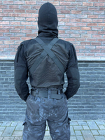 Костюм горка 6 флис осень-зима / чёрный питон