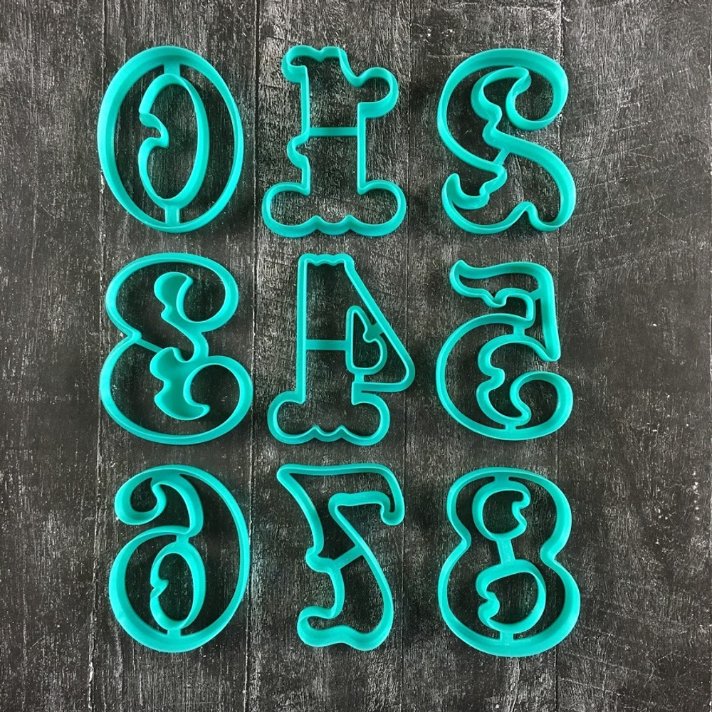 Цифры №14 Витиеватые