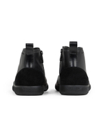 Кожаные кроссовки Calvin Klein - черный(HM0HM01586)