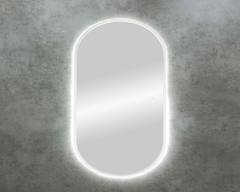 Зеркало с подсветкой "Bari 700х1100" AM-Bar-700-1100-DS-F-White