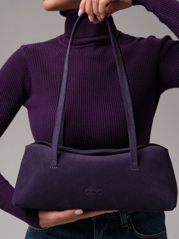 Женская замшевая сумка DBR 31127 виноградный