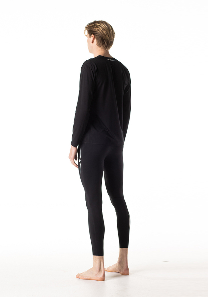 ЛОНГСЛИВ УТЕПЛЕННЫЙ МУЖСКОЙ WARM LONG SLEEVE TEE | BLACK