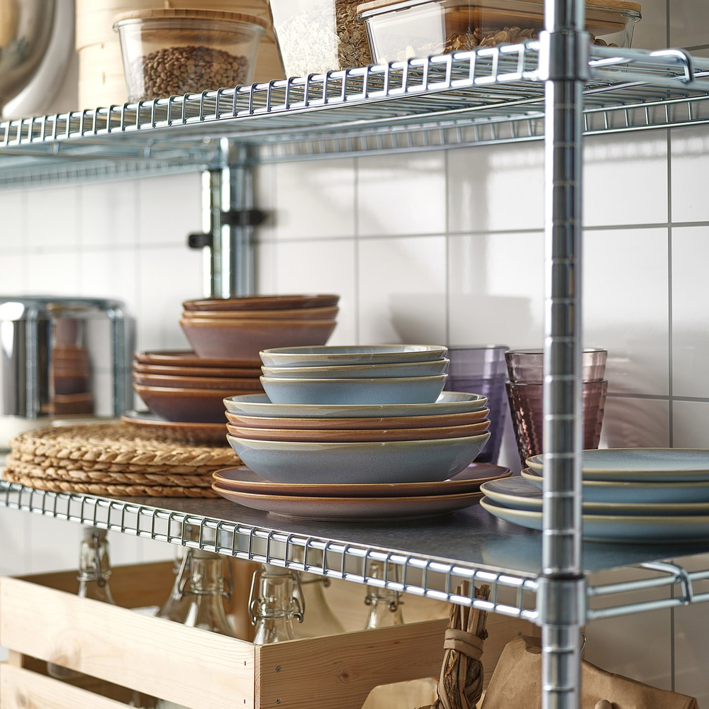 IKEA FÄRGKLAR (ФЭРГКЛАР) - тарелка глубокая, светло-голубой, 23 см (406.004.15)