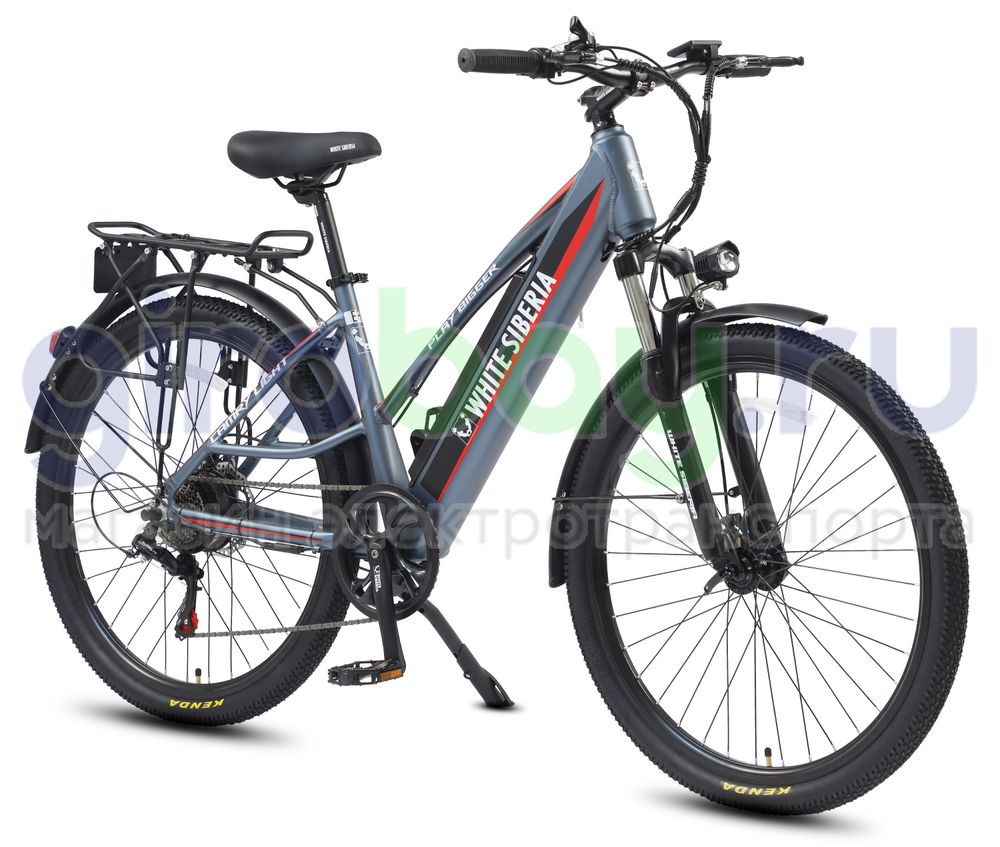 Электровелосипед WHITE SIBERIA CAMRY LIGHT 36V/11A 500W Snegir (Синий) фото 1 фото №2