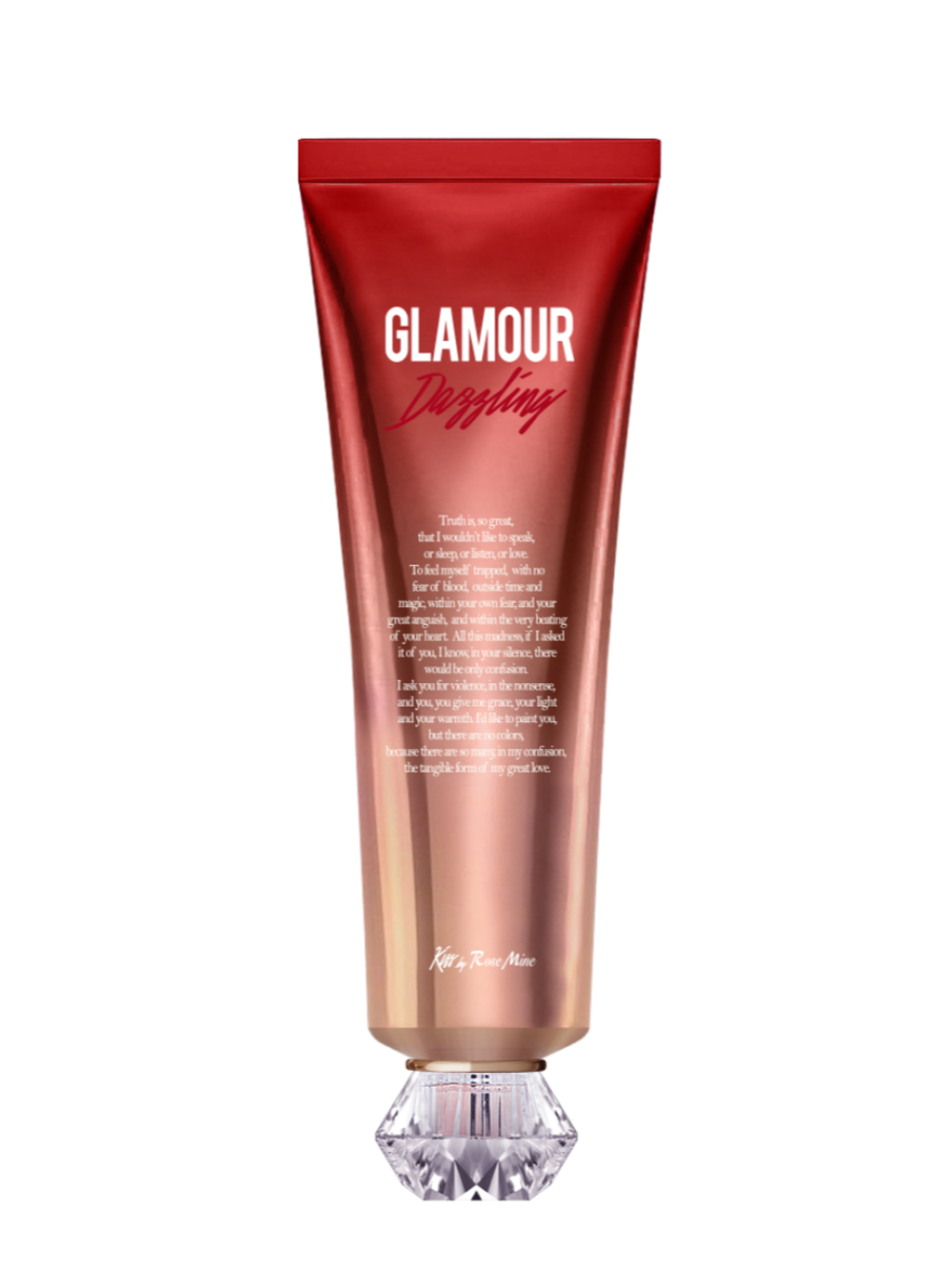 [Kiss by Rosemine] Крем для тела ЦВЕТОЧНО-ФРУКТОВЫЙ АРОМАТ ИЛАНГ-ИЛАНГ и ЯБЛОКО Fragrance Cream - Glamour Dazzling, 140мл