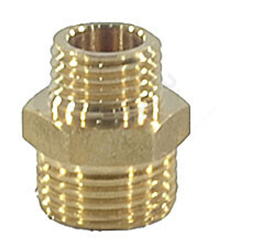 Ниппель латунь переходной Ду 40х15 (1 1/2"х1/2") НР VALFEX VF.580.L.112.012