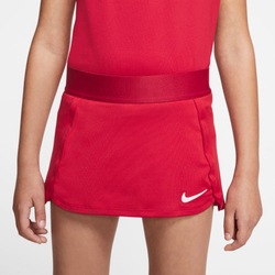 Юбка для девочки теннисная Nike Court Skirt STR - gym red/white