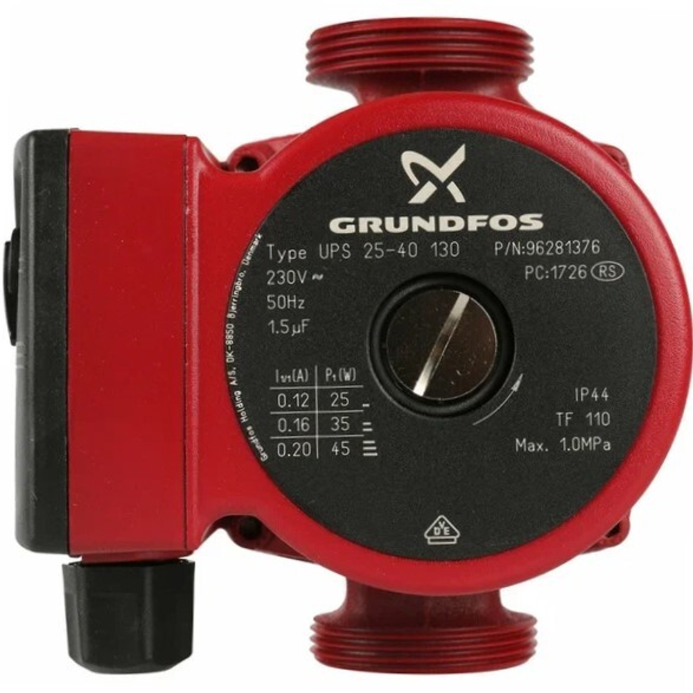 Циркуляционный насос 25 х 40-130мм GRUNDFOS (8/1шт)