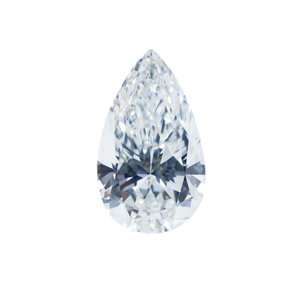 Лабораторно-выращенный бриллиант груша 12.66 х 7.43 х 4.67 мм D/VVS2 2.57 ct