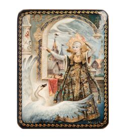 Народные промыслы ШК-19/22 Шкатулка в технике декупаж «Царевна лягушка» (10х8х3,5)