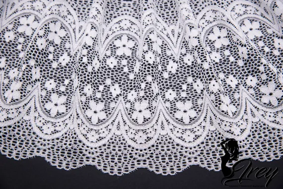03-150 Кружево эластичное 18 см, белый