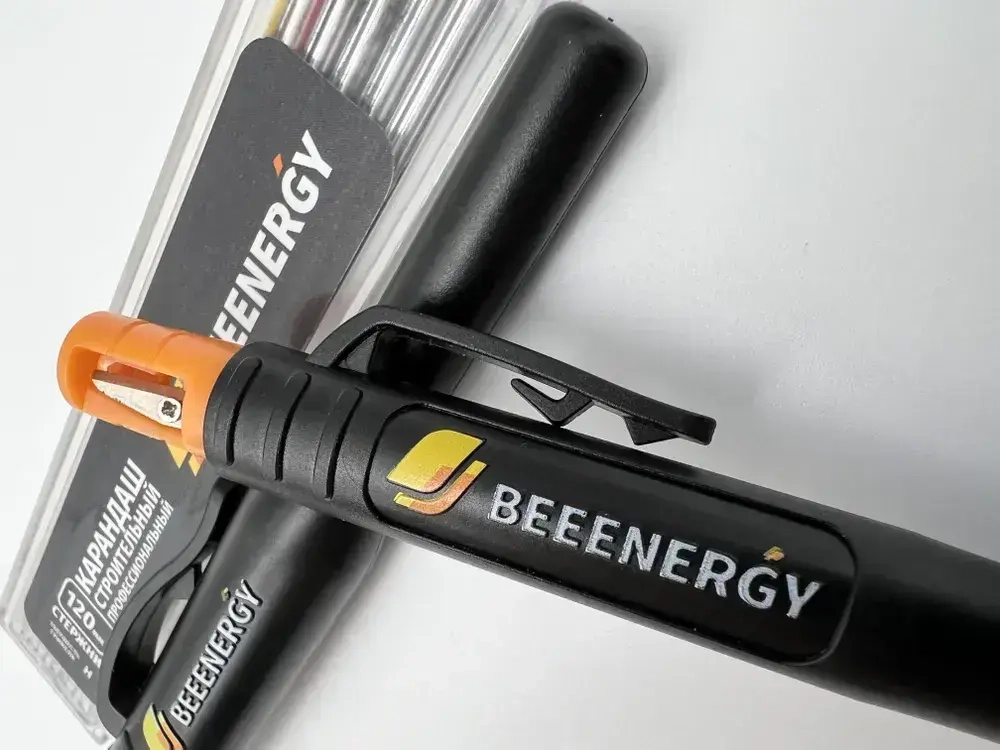 Карандаш строительный профессиональный BeeEnergy 120мм стержни