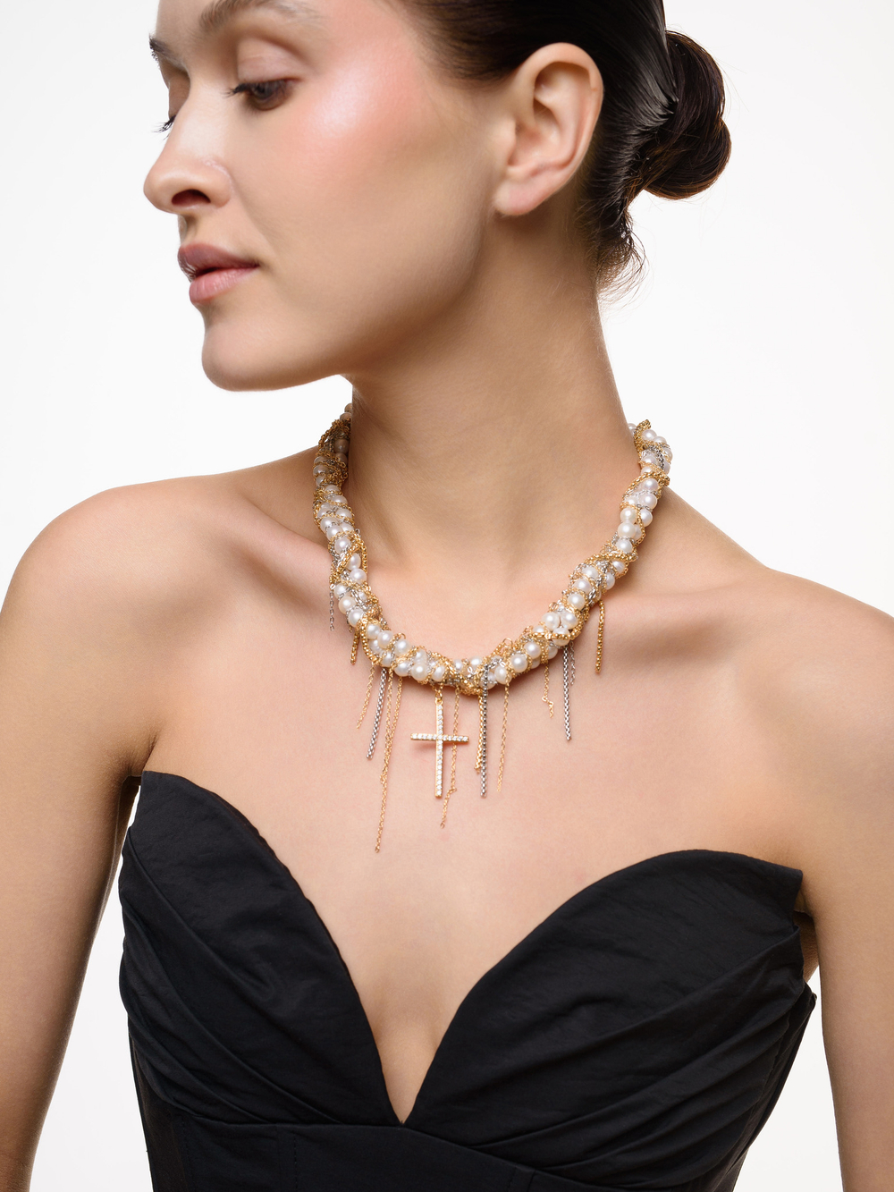 Колье "Pearl Magic" Mini из жемчуга Bicolor