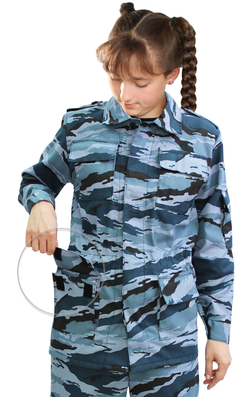 Костюм детский военно-полевой Серый Камыш