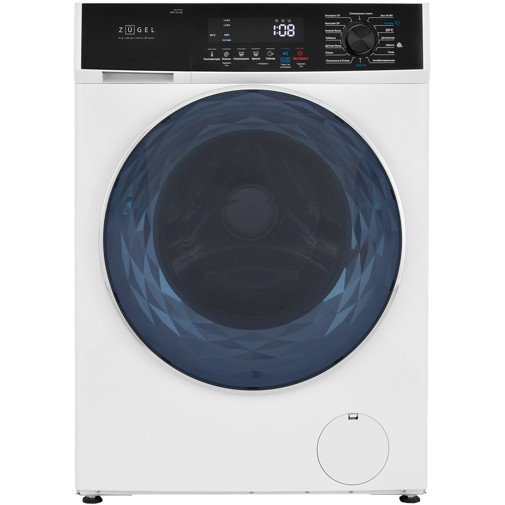 Стиральная машина ZUGEL ZWF10140I Inverter Steam