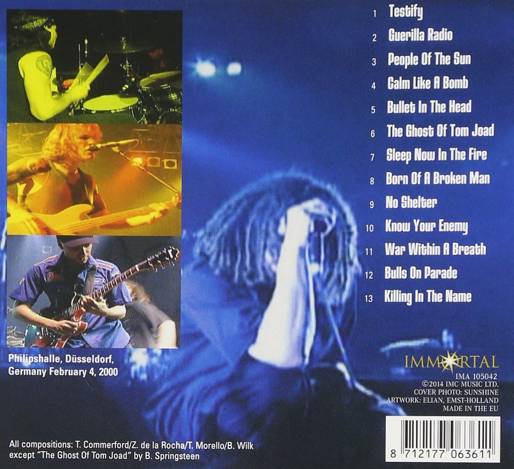 Rage Against The Machine / Live In Germany 2000 (CD)