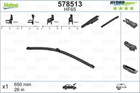 VALEO - 578513-VAL - Wiper Blade