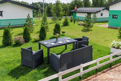 Комплект мебели на дачу Lana Dining S, графит