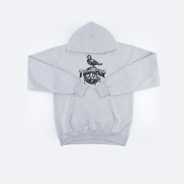 Худи Thrasher Cover The Earth Hood (ash grey) артикул: - купить в магазине Дайс