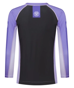 Женский Рашгард Tatami CONTRAST - PURPLE & BLACK длинный рукав