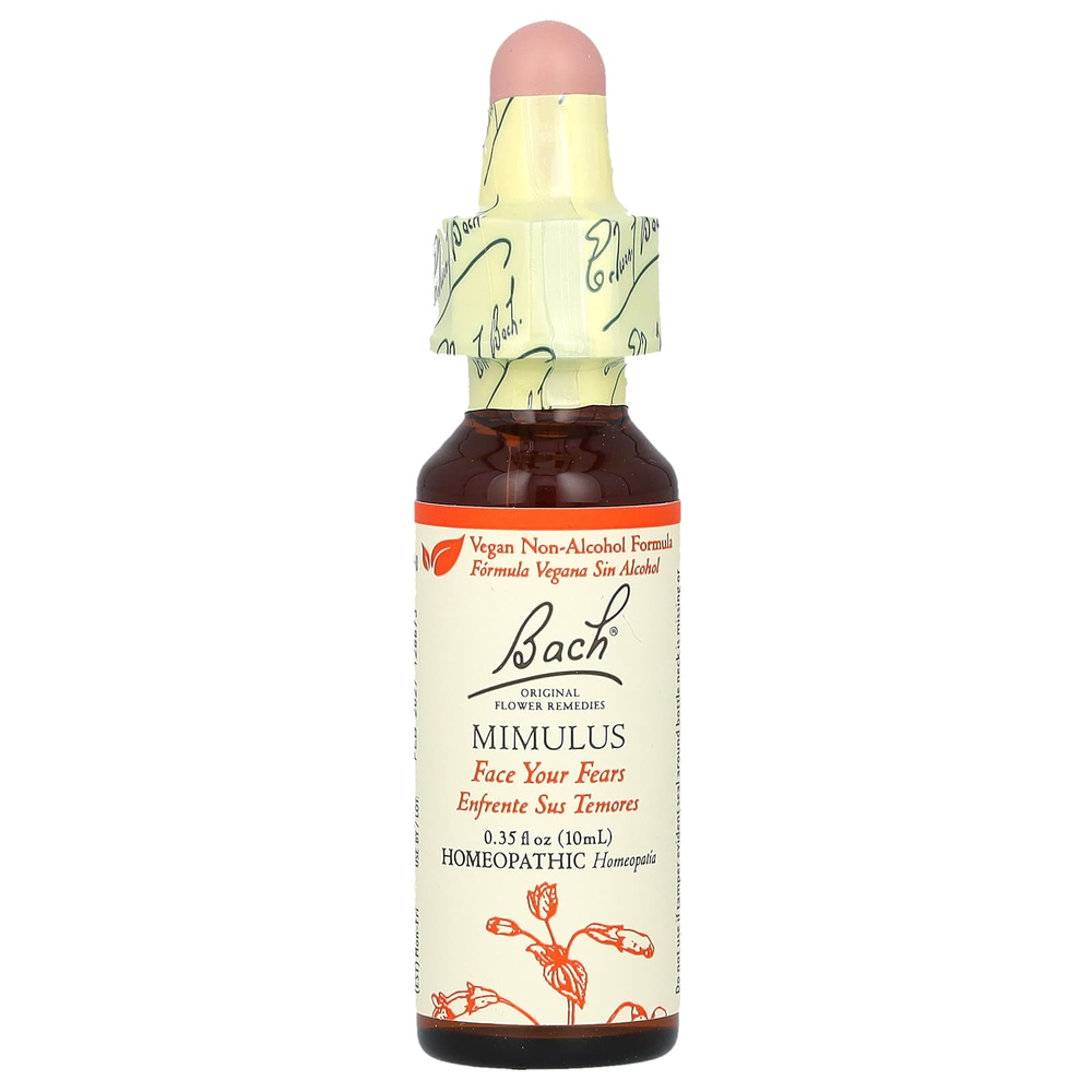 Bach, Original Flower Remedies, мимулус, 10 мл (0,35 жидк. унции)