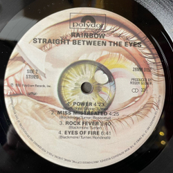 Винтажная виниловая пластинка LP Rainbow Straight Between The Eyes (Japan 1982) (Obi)