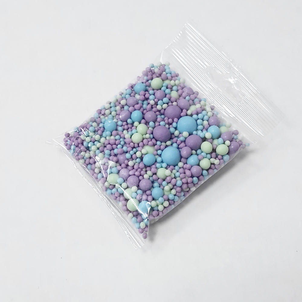 Драже зерновое №091 Матовое (голуб, сирен, изумр), 50 гр