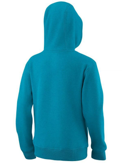 Кофта для мальчика теннисная Wilson Y Script Cotton PO Hoody - barrier reff