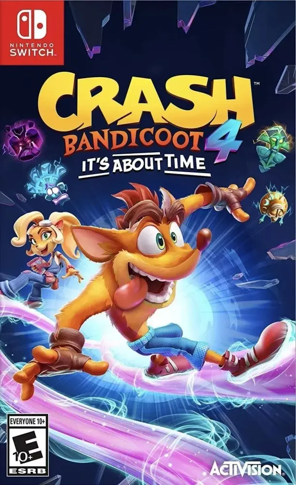 Игра Crash Bandicoot 4: Это Вопрос Времени (It’s About Time) Русская Версия (Switch)