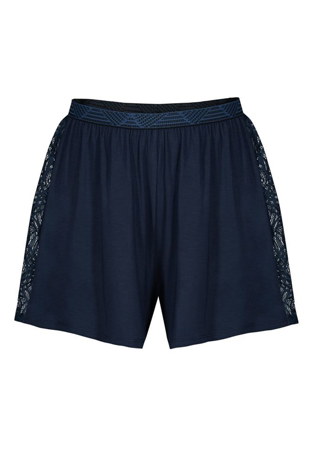 Пижама Debora: свободный топ и шорты (Размер: M) (Цвет: темно-синий)