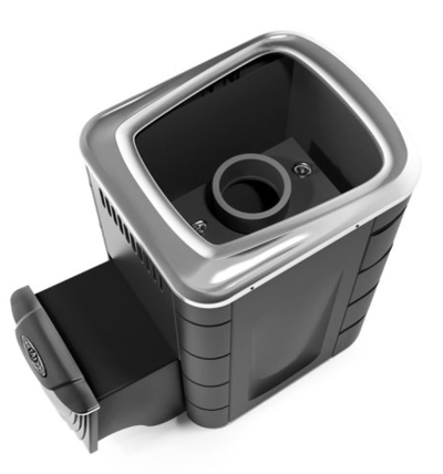 Печь банная Каронада Мини Heavy Metal ДН антрацит