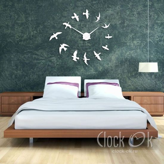 Настенные 3D часы Air