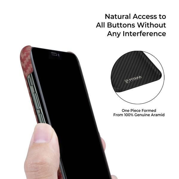 Чехол Pitaka MagEZ Case для Apple iPhone 11 Pro (Red/Orange Herringbone)