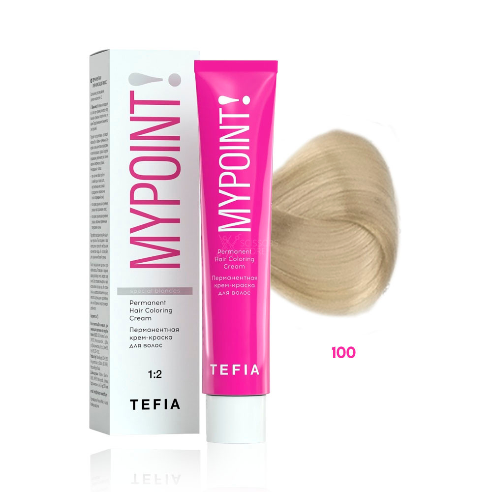 TEFIA Перманентная крем-краска для волос MYPOINT 60мл